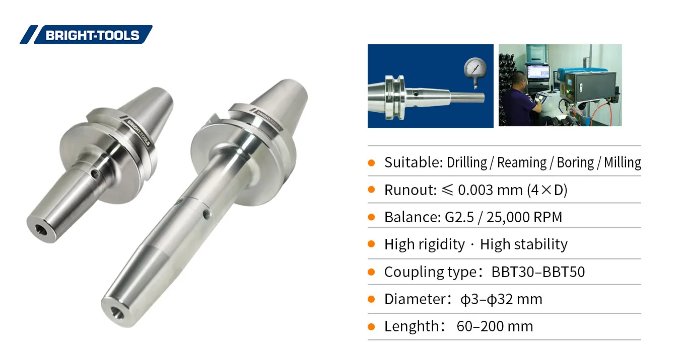 نگهدارنده‌های ابزار Bright Tools Shrink Fit