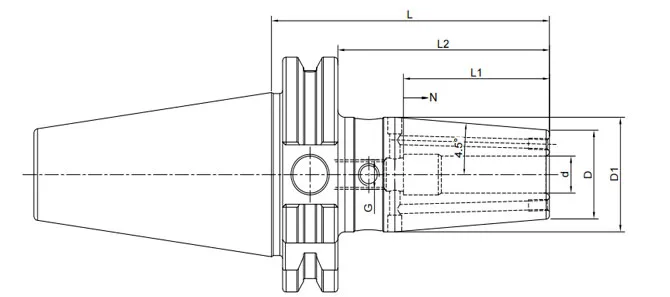 مشخصات سه نظام SK Shrink Fit 4.5°، خنک کننده