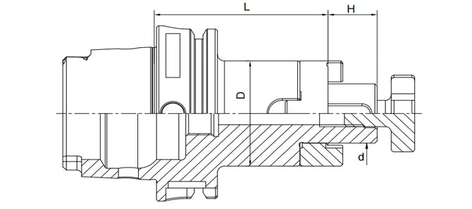 مشخصات نگهدارنده آسیاب پوسته ترکیبی DIN 69893